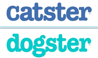 Logos of 'catster' and 'dogster' on a white background